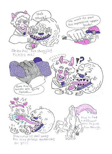 Blueberry Kissies Comic
